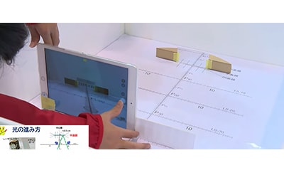 测量入射角与反射角之间的关系以及图像的变化