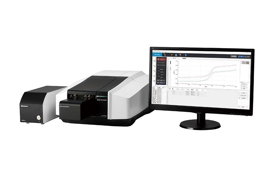 Tm 分析系统 UV-2600i 紫外-可见分光光度计系列中的系统示例