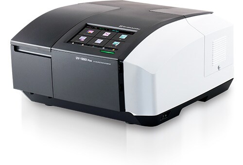 UV-1900i Plus 紫外可见分光光度计，所有外部面板均采用回收率为 50% 的树脂