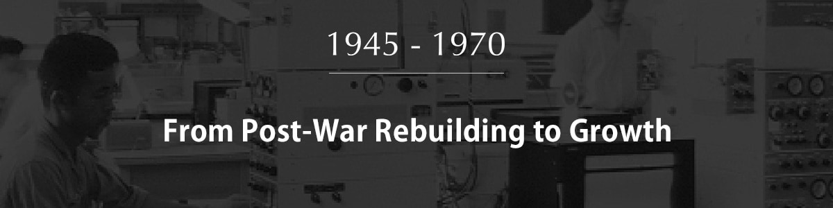 From Post-War Rebuilding to Growth